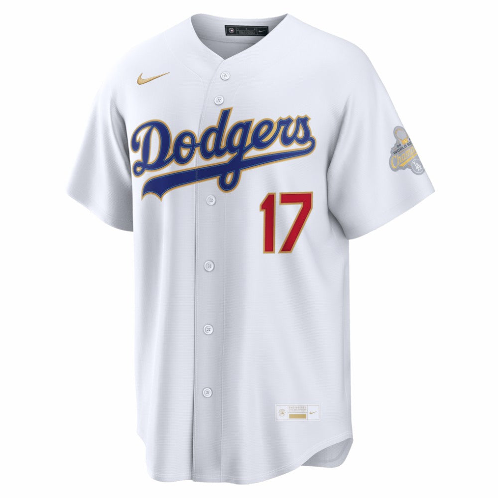 Shohei Ohtani Los Angeles Dodgers Nike 2026 Gold Collection Kanji Stadium Jersey - MLB
