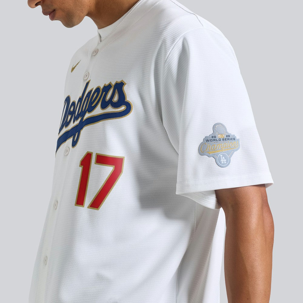 Shohei Ohtani Los Angeles Dodgers Nike 2026 Gold Collection Kanji Stadium Jersey - MLB