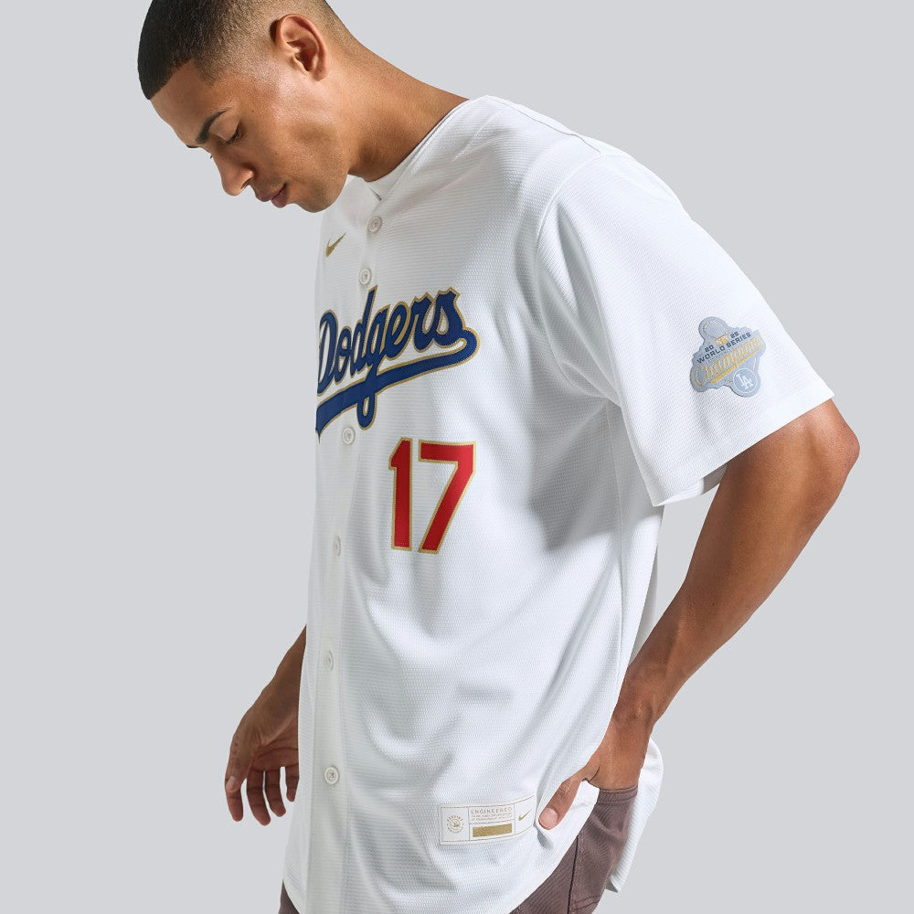 Shohei Ohtani Los Angeles Dodgers Nike 2026 Gold Collection Kanji Stadium Jersey - MLB
