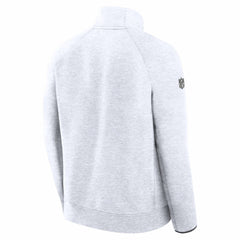 Drake Maye New England Patriots Super Bowl LX Opening Night Tech Fleece Half-Zip Sweatshirt Gray | Nike for Sale