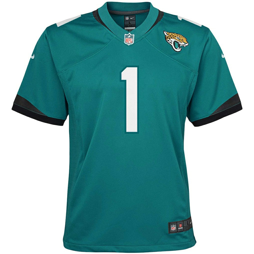 Travis Etienne Jacksonville Jaguars Youth Game Jersey Teal | Nike for Sale