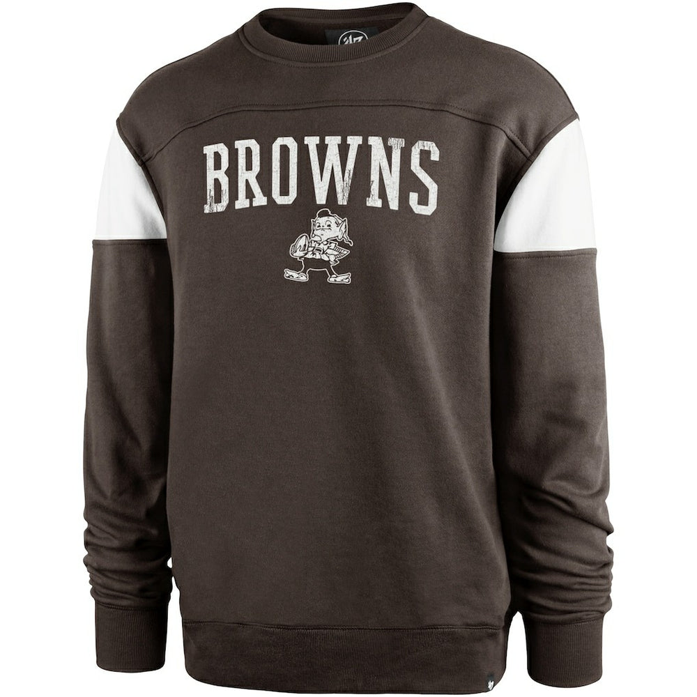 Cleveland Browns '47 Groundbreaker Onset Pullover Sweatshirt Brown | 47 brand