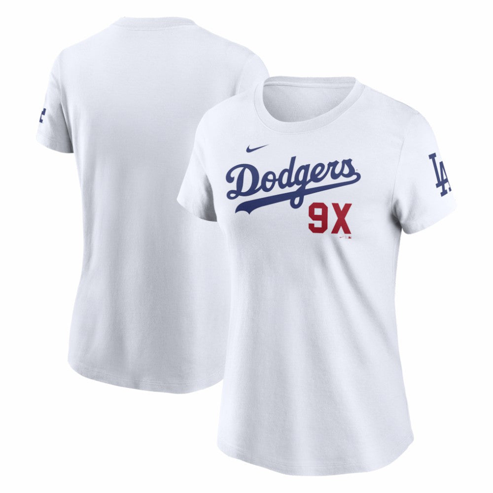 Los Angeles Dodgers Nike Women's 9X Champions T-Shirt - MLB