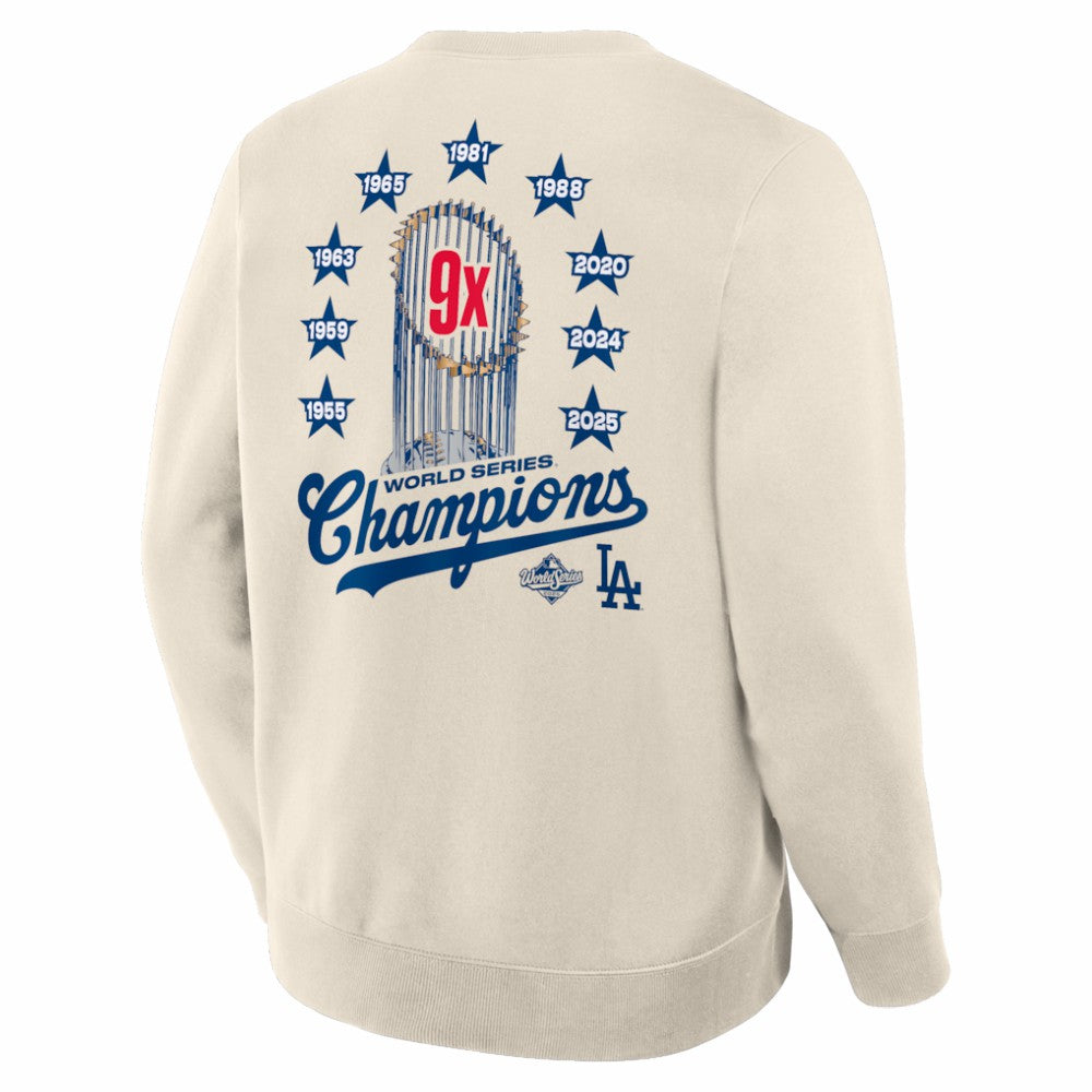 Los Angeles Dodgers Fanatics 9x Champs Crewneck Sweatshirt - MLB