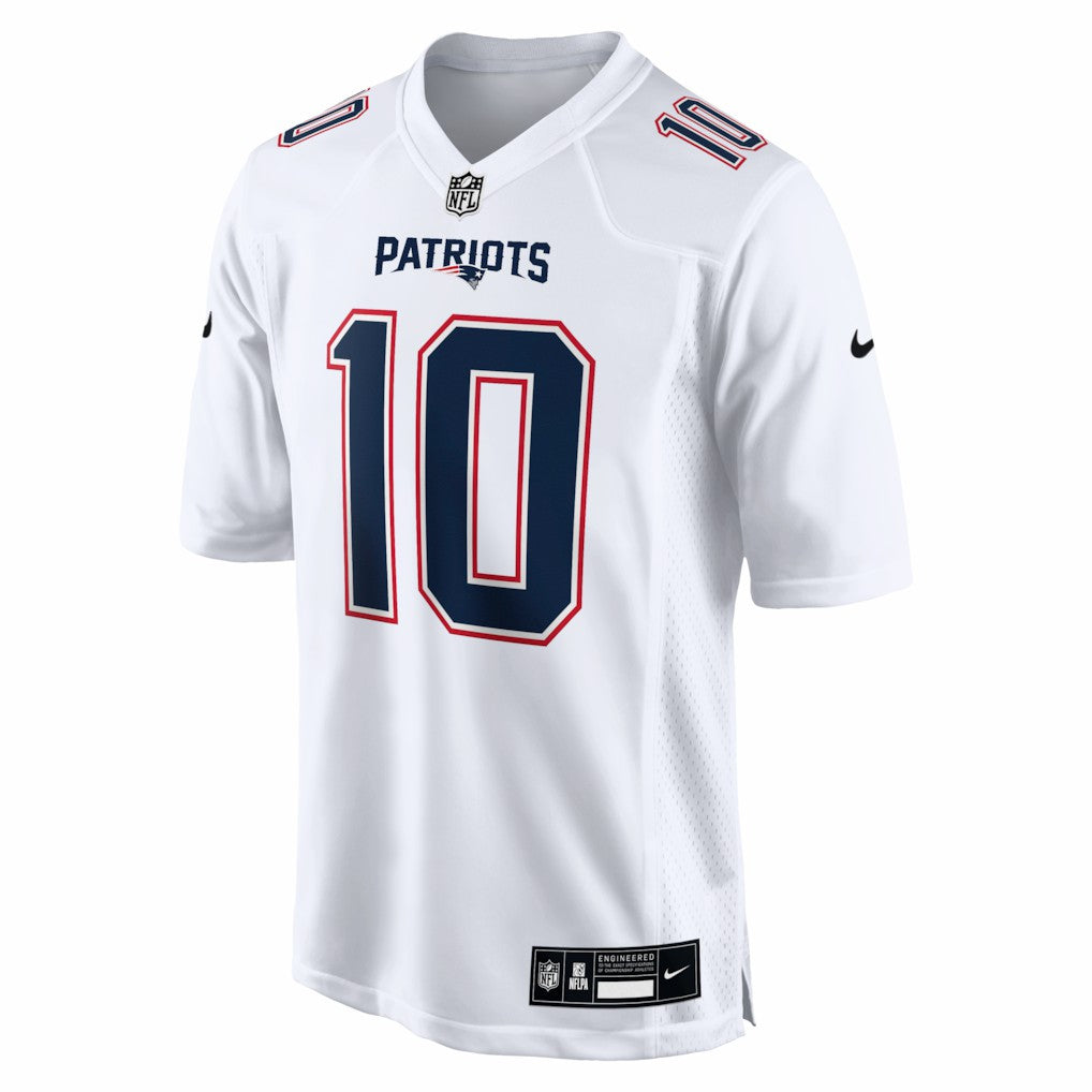 Drake Maye New England Patriots Game Jersey Tundra White | Nike for Sale