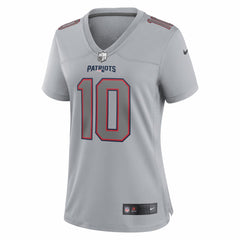 Drake Maye New England Patriots Women's Fashion Atmosphere Fashion Game Jersey Gray | Nike for Sale