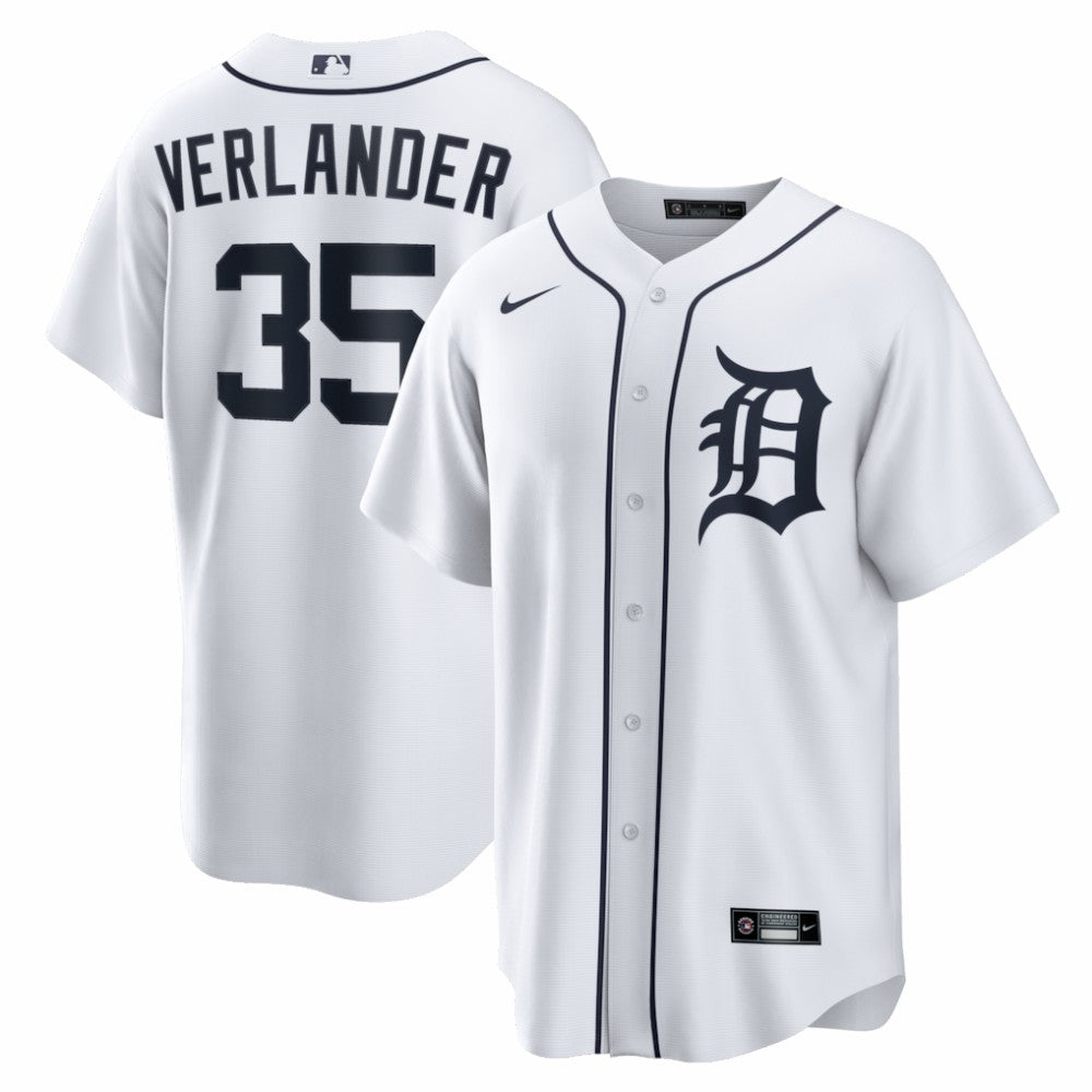 Justin Verlander Detroit Tigers Nike Home Replica Jersey - MLB