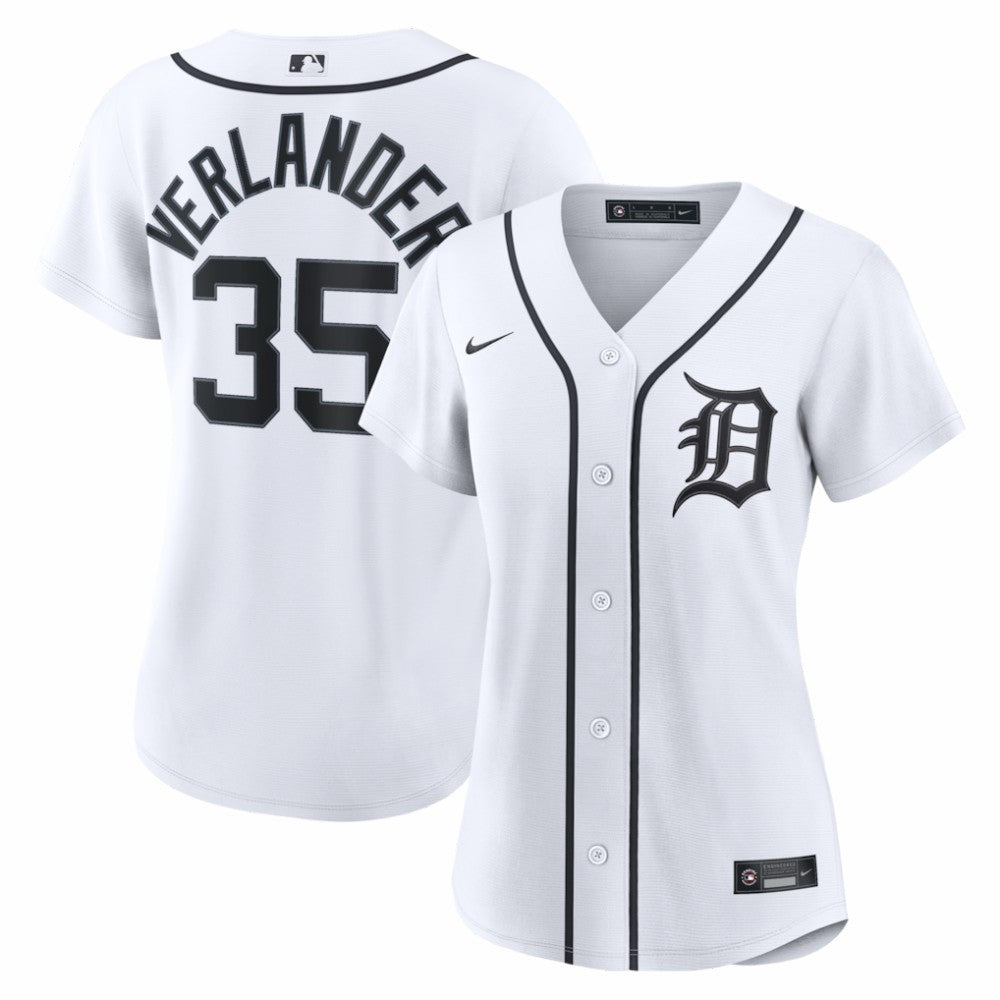 Justin Verlander Detroit Tigers Nike Women's Home Replica Jersey - MLB