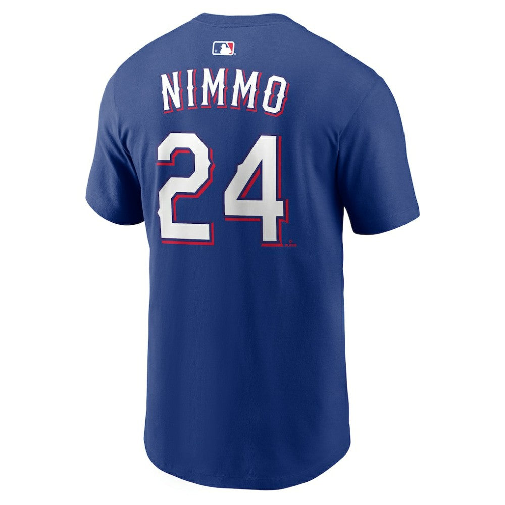 Brandon Nimmo Texas Rangers Nike Home Name & Number T-Shirt - MLB