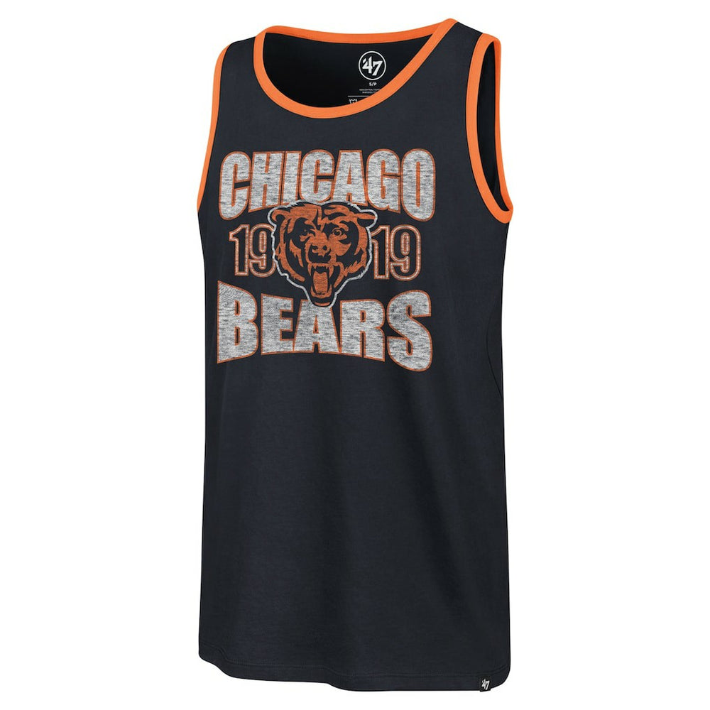 Chicago Bears '47 Upload Franklin Tank Top Navy | 47 brand