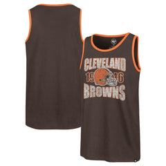 Cleveland Browns '47 Upload Franklin Tank Top Brown | 47 brand
