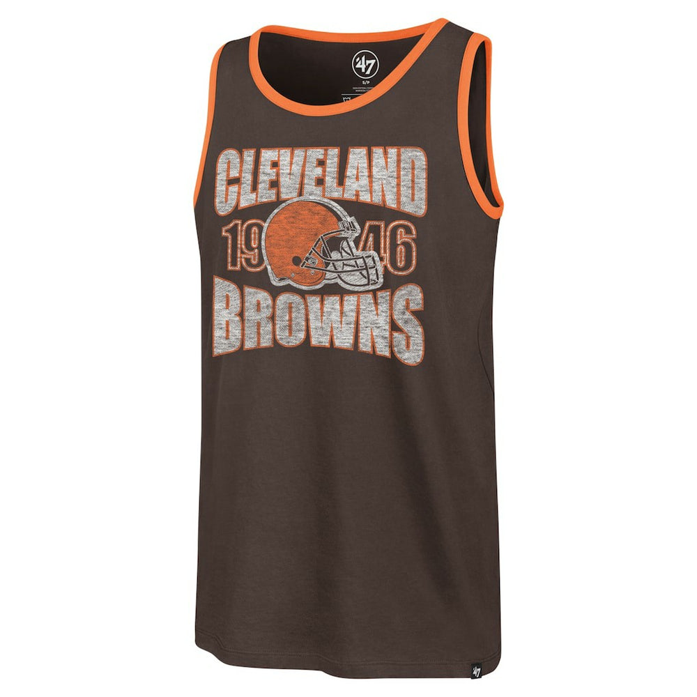 Cleveland Browns '47 Upload Franklin Tank Top Brown | 47 brand