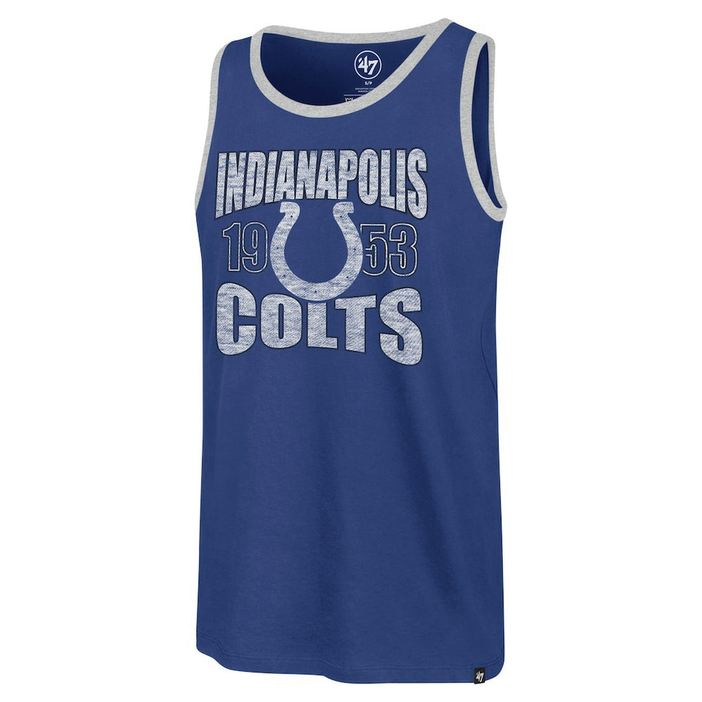 Indianapolis Colts '47 Upload Franklin Tank Top Royal | 47 brand
