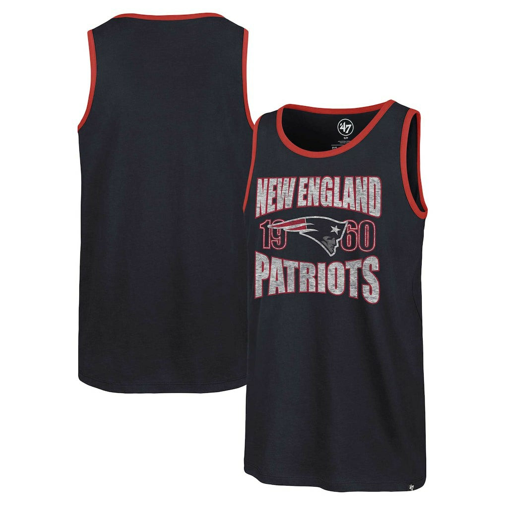 New England Patriots '47 Upload Franklin Tank Top Navy | 47 brand