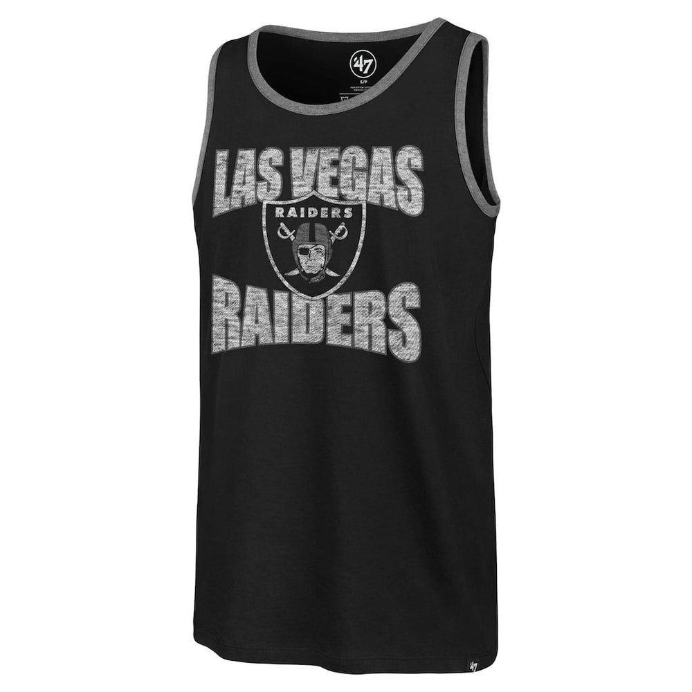 Las Vegas Raiders '47 Upload Franklin Tank Top Black | 47 brand