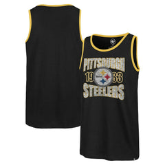 Pittsburgh Steelers '47 Upload Franklin Tank Top Black | 47 brand