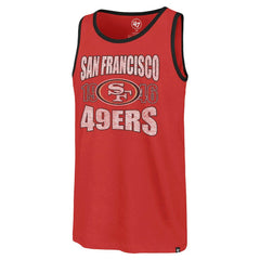 San Francisco 49ers '47 Upload Franklin Tank Top Scarlet | 47 brand