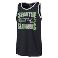 Seattle Seahawks '47 Upload Franklin Tank Top College Navy | 47 brand