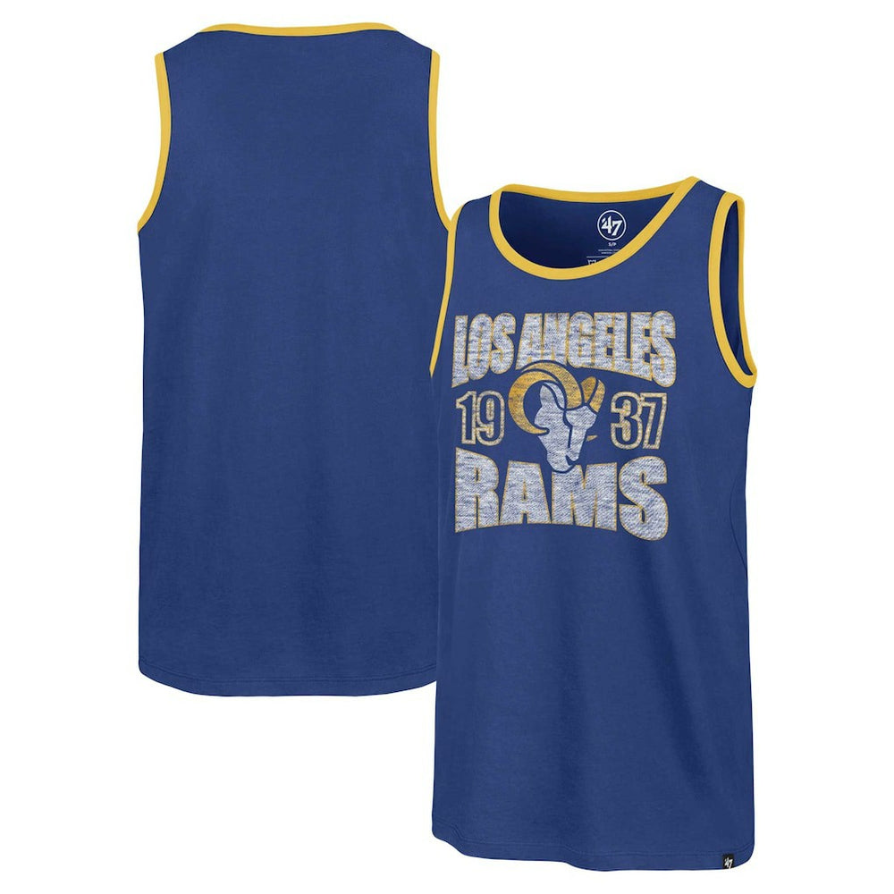 Los Angeles Rams '47 Upload Franklin Tank Top Royal | 47 brand