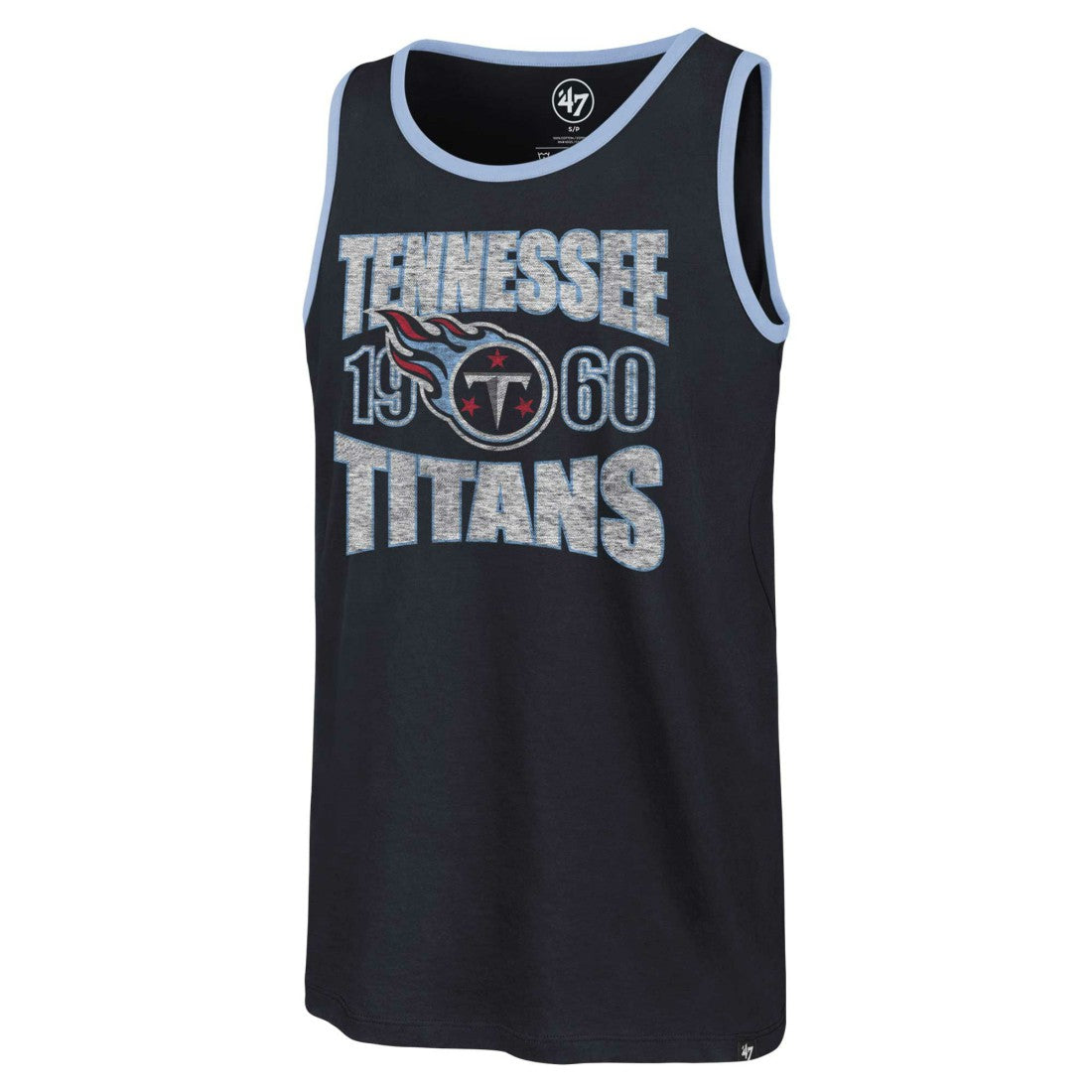 Tennessee Titans '47 Upload Franklin Tank Top Navy | 47 brand