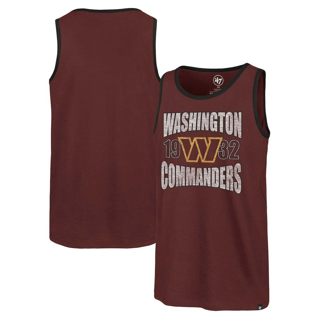 Washington Commanders '47 Upload Franklin Tank Top Burgundy | 47 brand