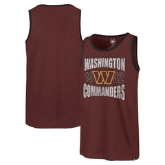 Washington Commanders '47 Upload Franklin Tank Top Burgundy | 47 brand