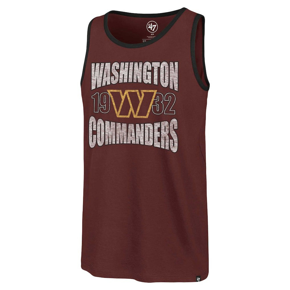Washington Commanders '47 Upload Franklin Tank Top Burgundy | 47 brand