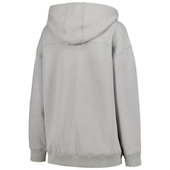 Minnesota Vikings The Wild Collective Women's Faux Fur Lined Tri-Blend Full-Zip Hoodie Gray | NFL