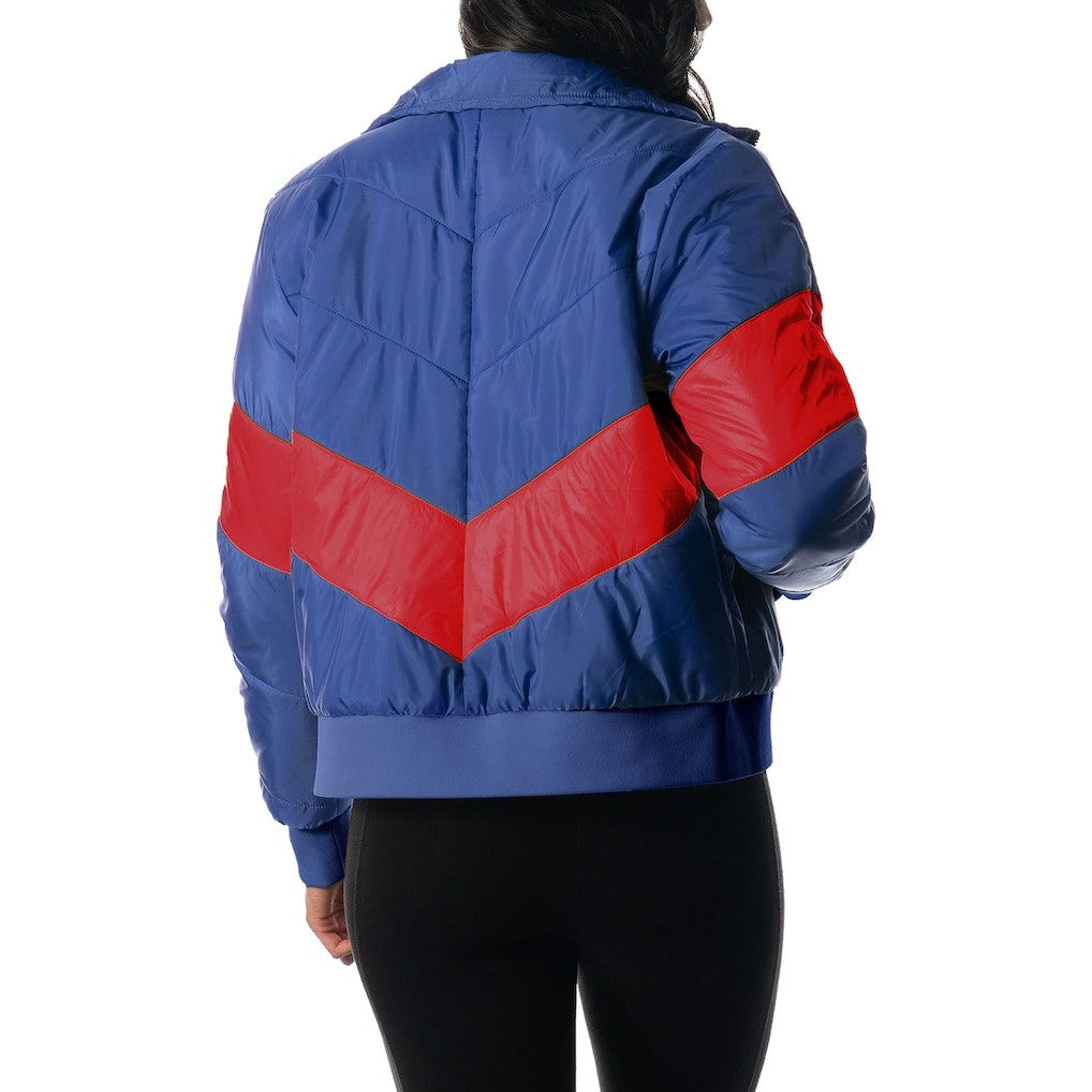 Buffalo Bills The Wild Collective Women's Puffer Full-Zip Hoodie Royal | NFL