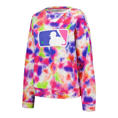 MLB Batterman Terez Neon Tie-Dye Pullover Sweatshirt Pullover - MLB