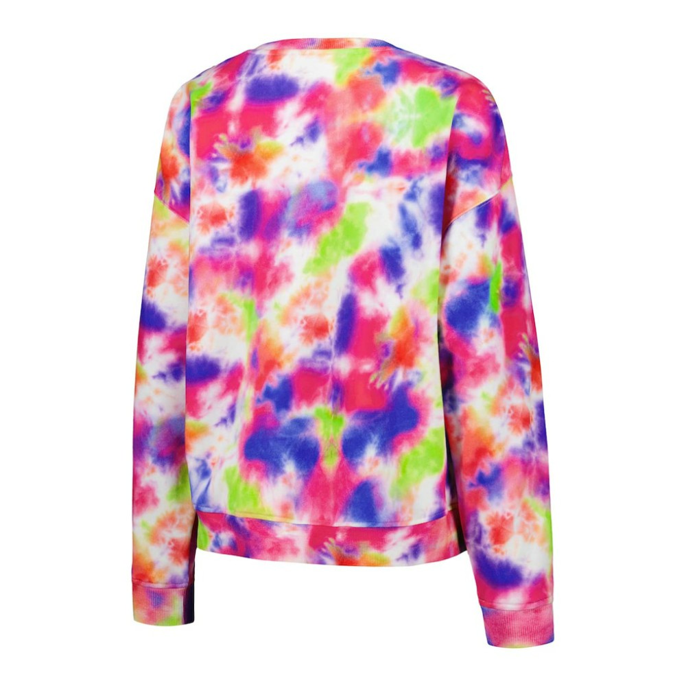 MLB Batterman Terez Neon Tie-Dye Pullover Sweatshirt Pullover - MLB