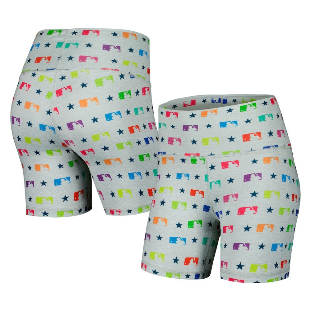MLB Merchandise Terez Women's TLC Rainbow Shorts - MLB