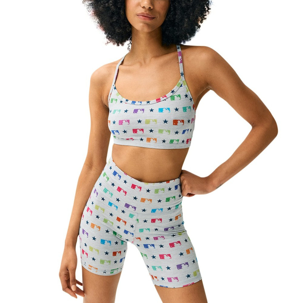 MLB Merchandise Terez Women's TLC Rainbow Shorts - MLB