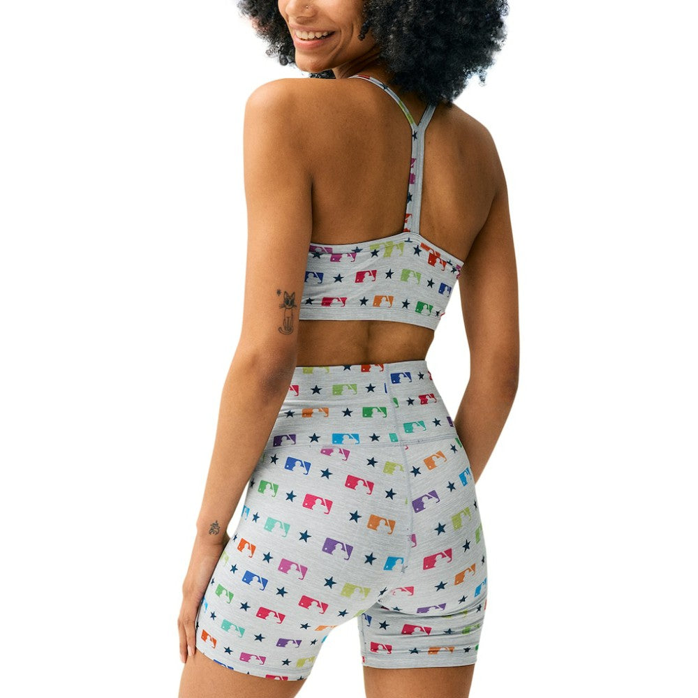 MLB Merchandise Terez Women's TLC Rainbow Shorts - MLB