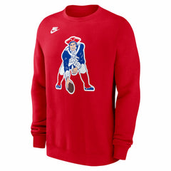 New England Patriots Pat Patriot Club Sweatshirt Red | Nike for Sale