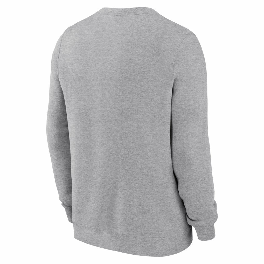 Denver Broncos D Horse Logo Club Sweatshirt Heather Gray | Nike for Sale