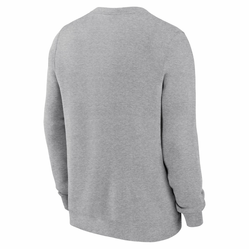 Denver Broncos D Horse Logo Club Sweatshirt Heather Gray | Nike for Sale
