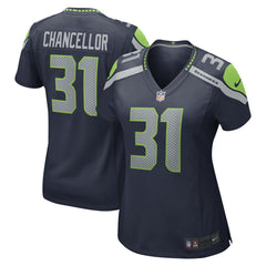 Kam Chancellor Seattle Seahawks Women's Retired Player Game Jersey College Navy | Nike for Sale