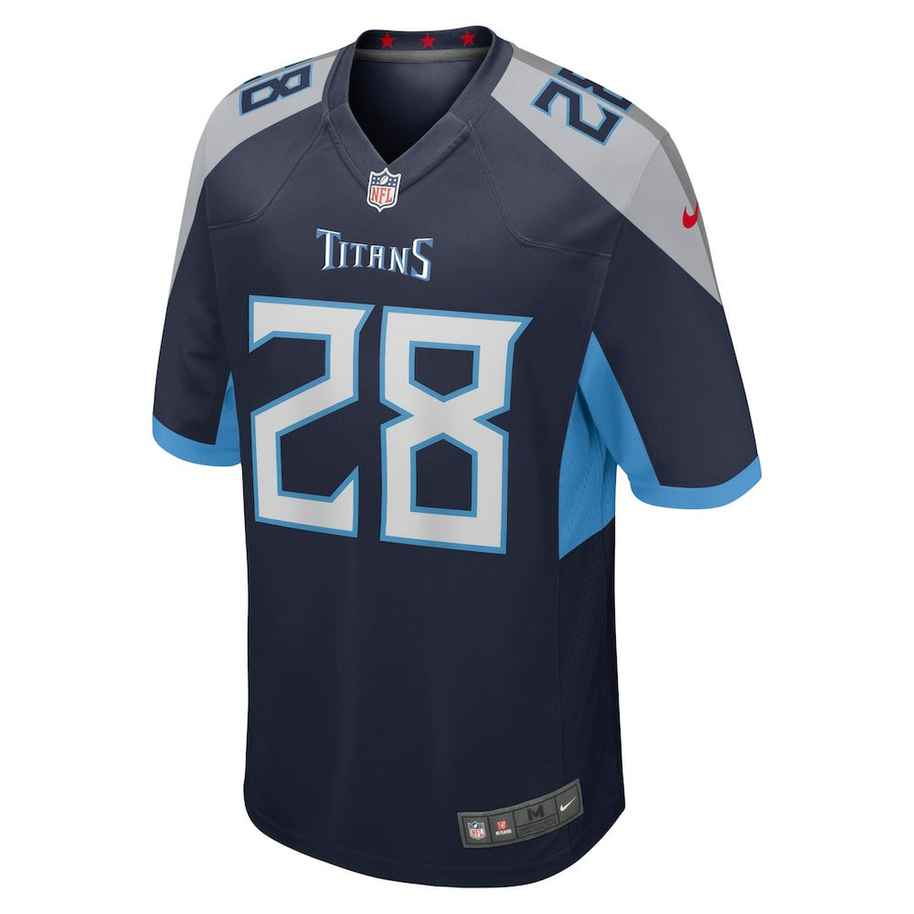 Chris Johnson Tennessee Titans Retired Player Game Jersey Navy | Nike for Sale