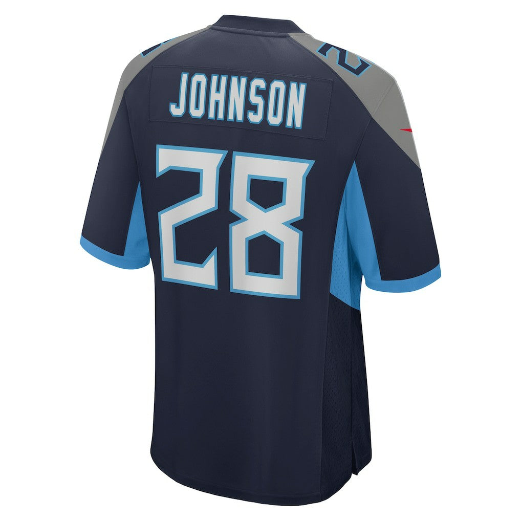 Chris Johnson Tennessee Titans Retired Player Game Jersey Navy | Nike for Sale