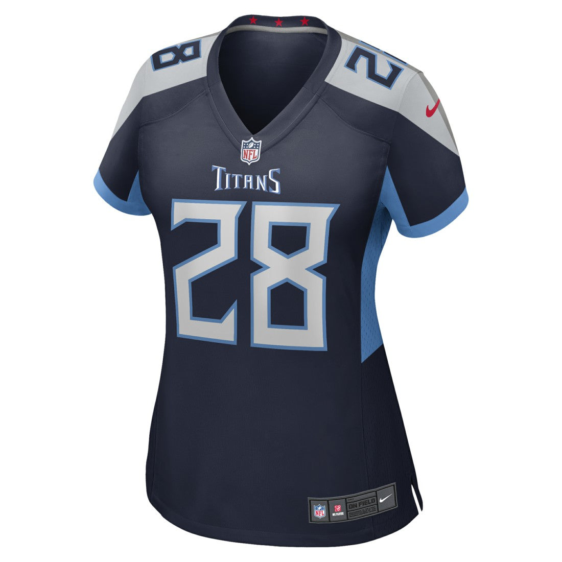 Chris Johnson Tennessee Titans Women's Retired Player Game Jersey Navy | Nike for Sale