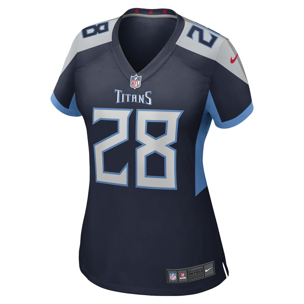Chris Johnson Tennessee Titans Women's Retired Player Game Jersey Navy | Nike for Sale
