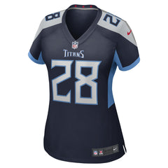 Chris Johnson Tennessee Titans Women's Retired Player Game Jersey Navy | Nike for Sale