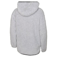 Boston Bruins Girls Youth Ultimate Teddy Fleece Pullover Hoodie - Heather Gray - NHL