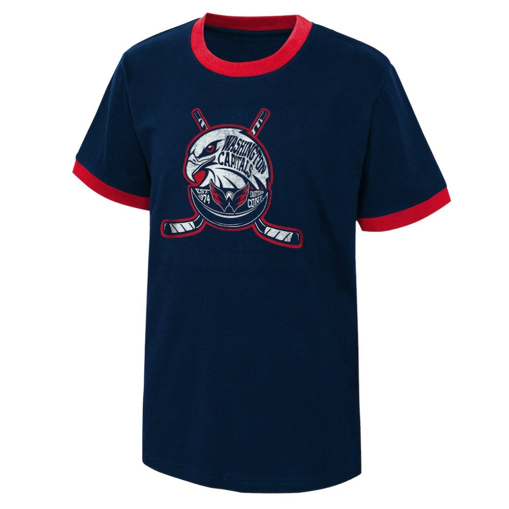 Washington Capitals Youth Ice City T-Shirt - Navy - NHL