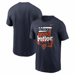 Chicago Bears Local Phrase Club T-Shirt Navy | Nike for Sale
