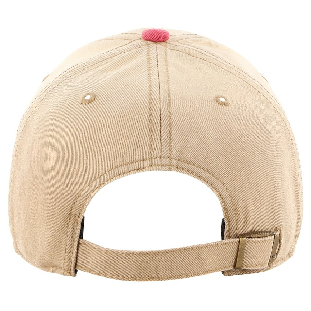 New Jersey Devils '47 Dusted Sedgwick MVP Adjustable Hat - Khaki/Red - NHL