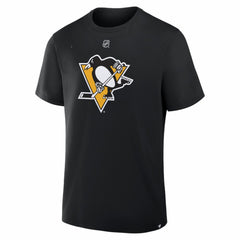 Stuart Skinner Pittsburgh Penguins Fanatics Authentic Stack Name & Number T-Shirt - Black - NHL