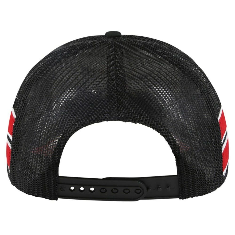 Chicago Blackhawks '47 Sideband Stripes Trucker Snapback Hat - Black - NHL