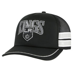Los Angeles Kings '47 Sideband Stripes Trucker Snapback Hat - Black - NHL